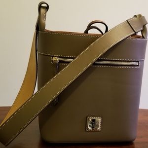 Dooney & Bourke Saffiano Drawstring Bucket Bag